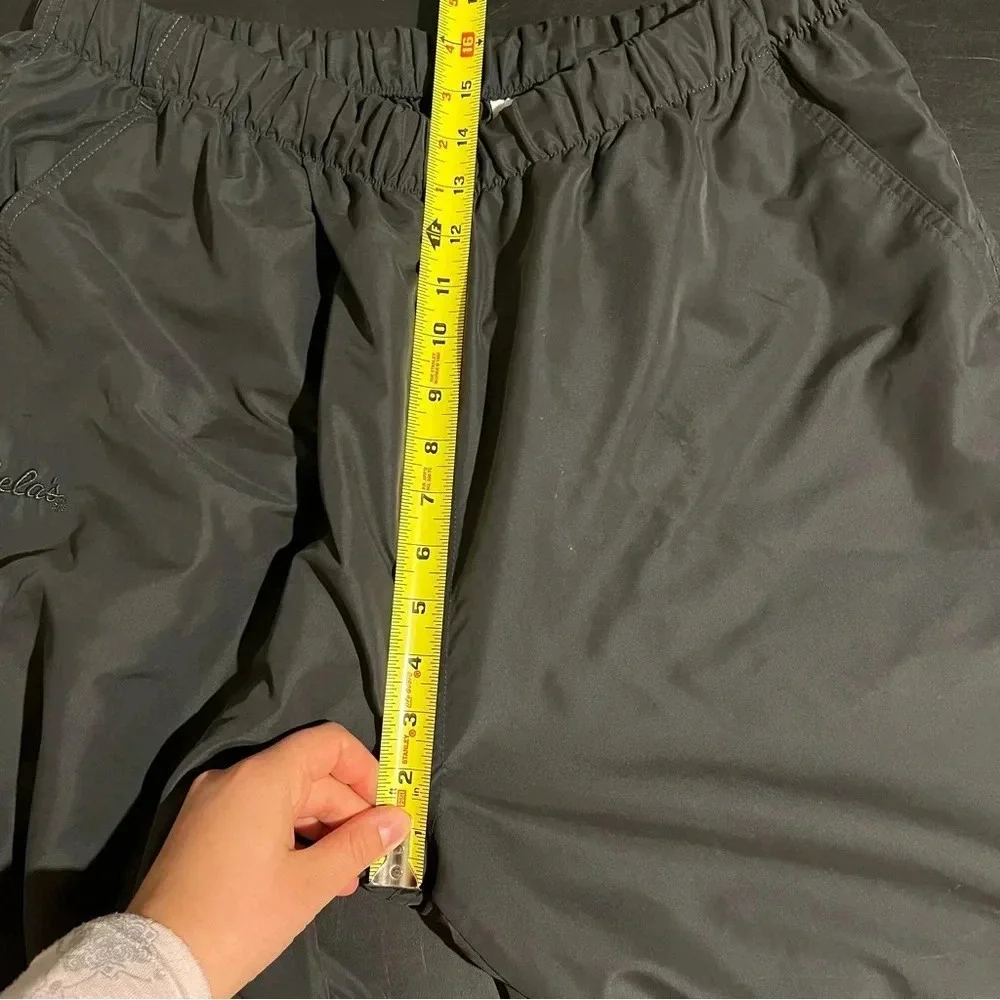 Cabela Track Pants Gray Mens Size XL Zipper Cuff Pockets Outdoors Athletic